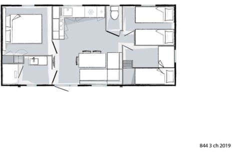 Mobilhome Tout Confort M9 Domaine De Lanniron Quimper Luaran gambar